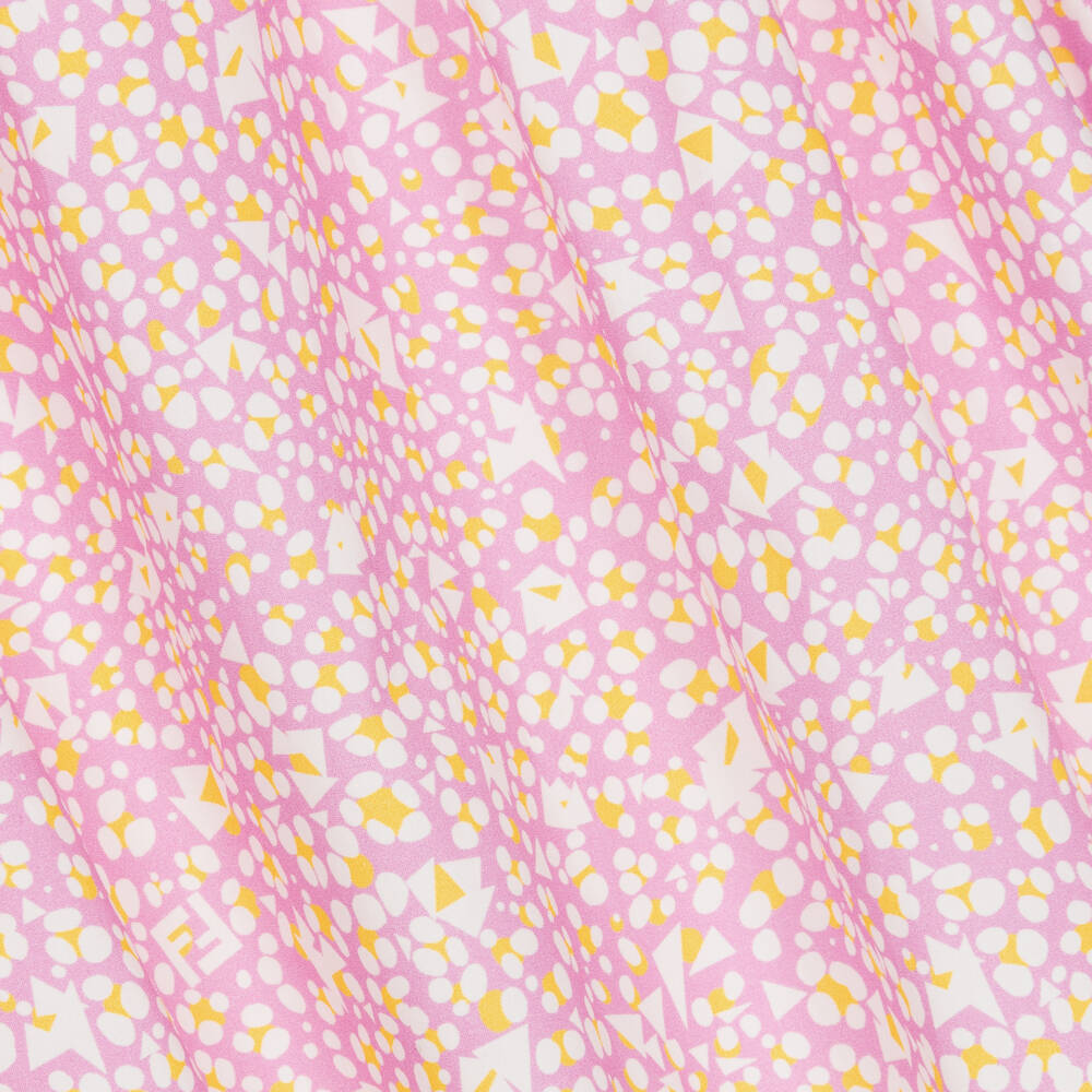 Fendi-Teen Girls Pink & Yellow Cotton Dress | Childrensalon Outlet