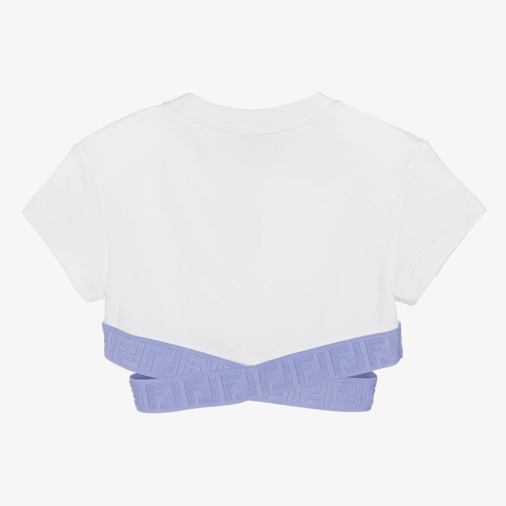White fendi top new arrivals