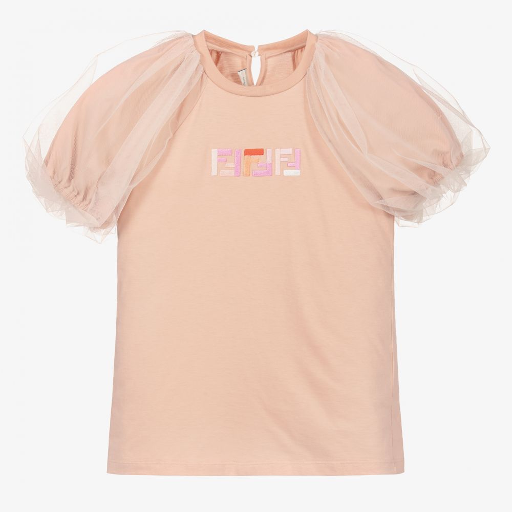 Pink outlet fendi shirt