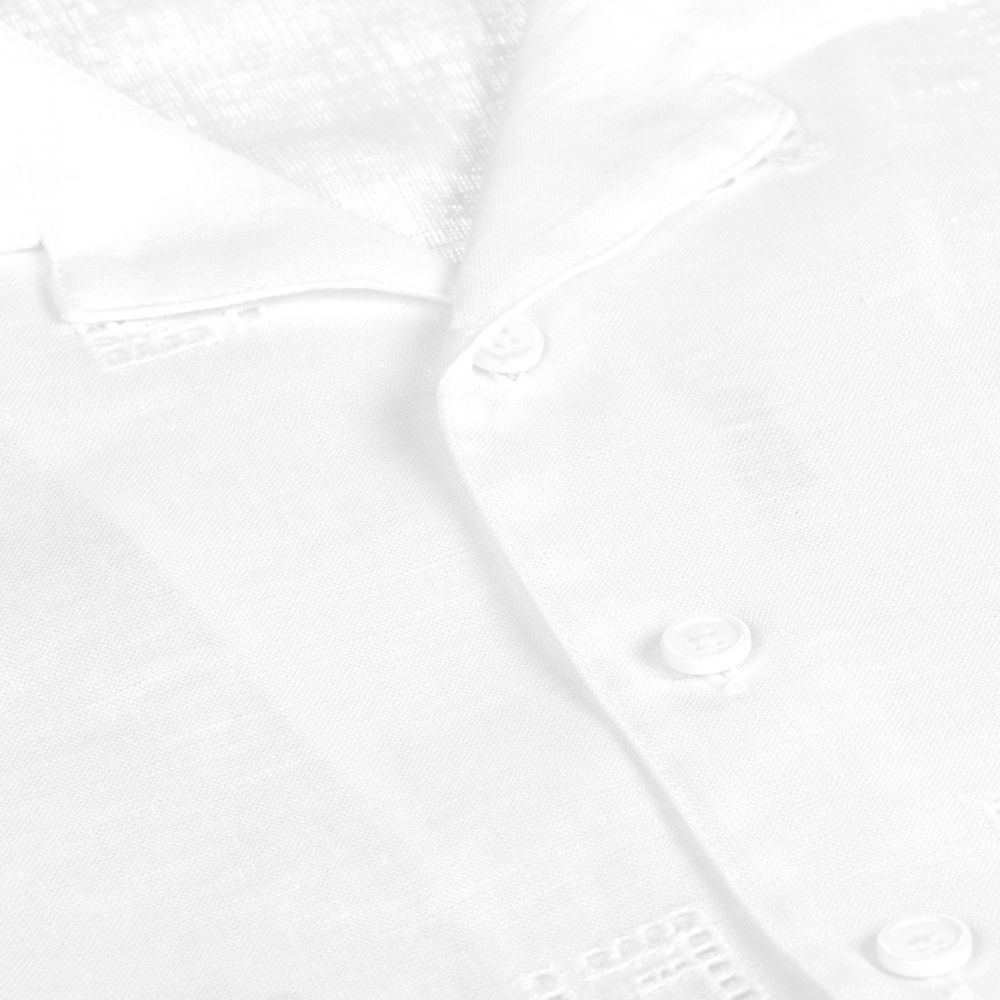 فندي-قميص تينز كتان لون أبيض | Childrensalon Outlet