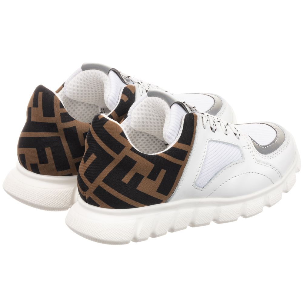 fendi logo trainers