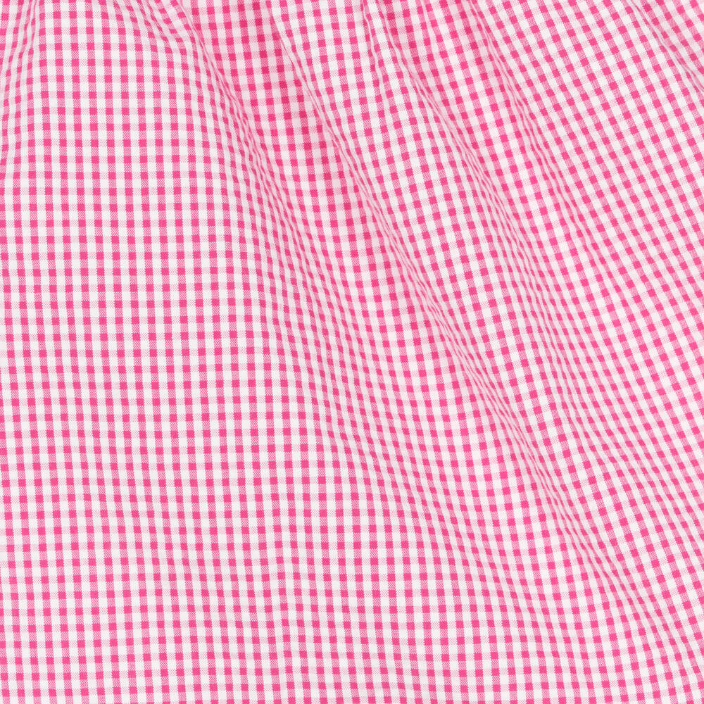 Fina Ejerique-Baby Girls Pink Cotton Gingham Dress | Childrensalon Outlet