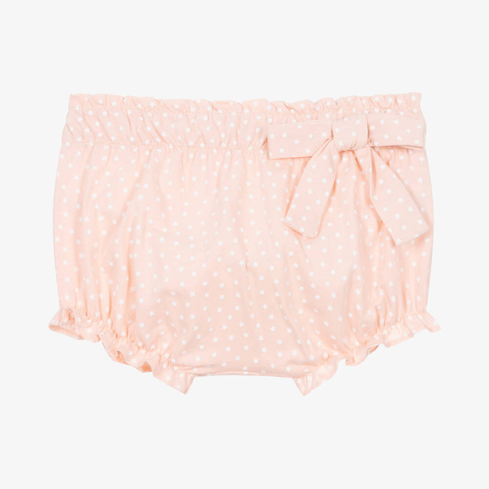 Fina Ejerique - Baby Girls Pink Star Print Bloomer Shorts | Childrensalon