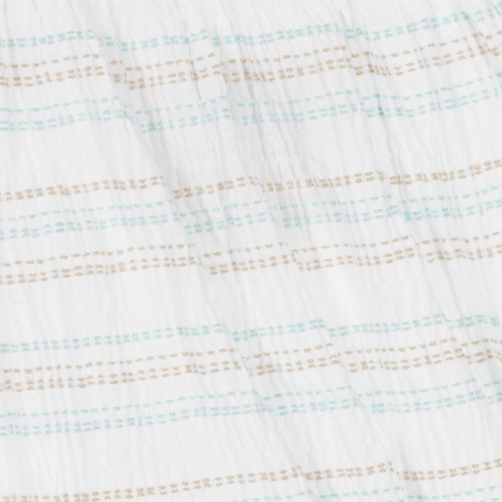 Fina Ejerique-Baby Girls White Cotton Dress | Childrensalon Outlet