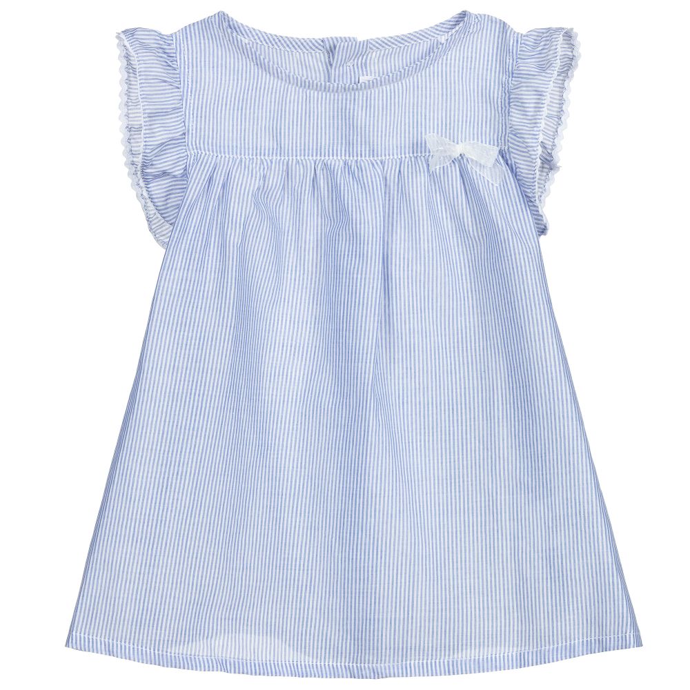 Fina Ejerique - Blue & White Striped Dress | Childrensalon