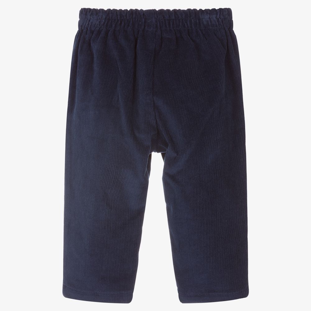 Fina Ejerique-Boys Blue Corduroy Trousers | Childrensalon Outlet