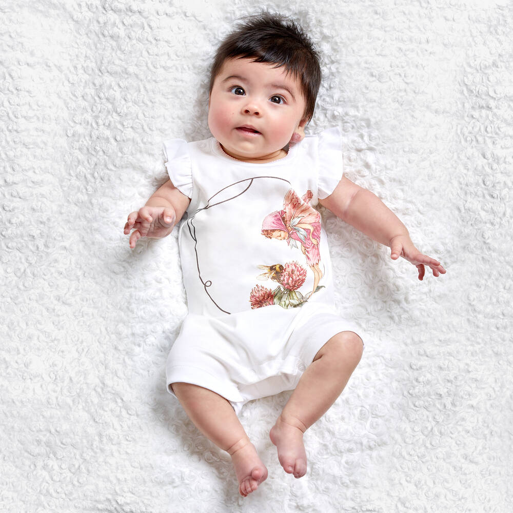 Flower Fairies™ by Childrensalon-Baby Girls Cotton Shortie | Childrensalon Outlet