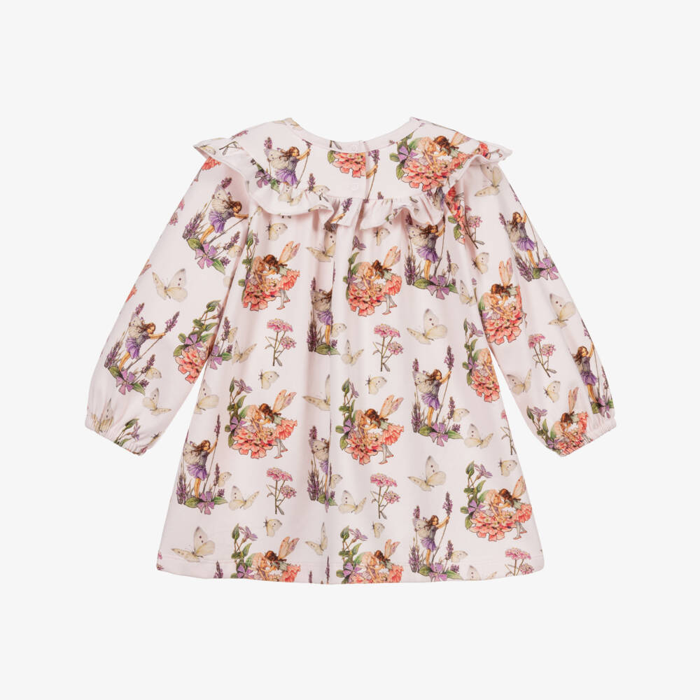 Flower Fairies™ by Childrensalon-Розовое хлопковое платье для малышек | Childrensalon Outlet