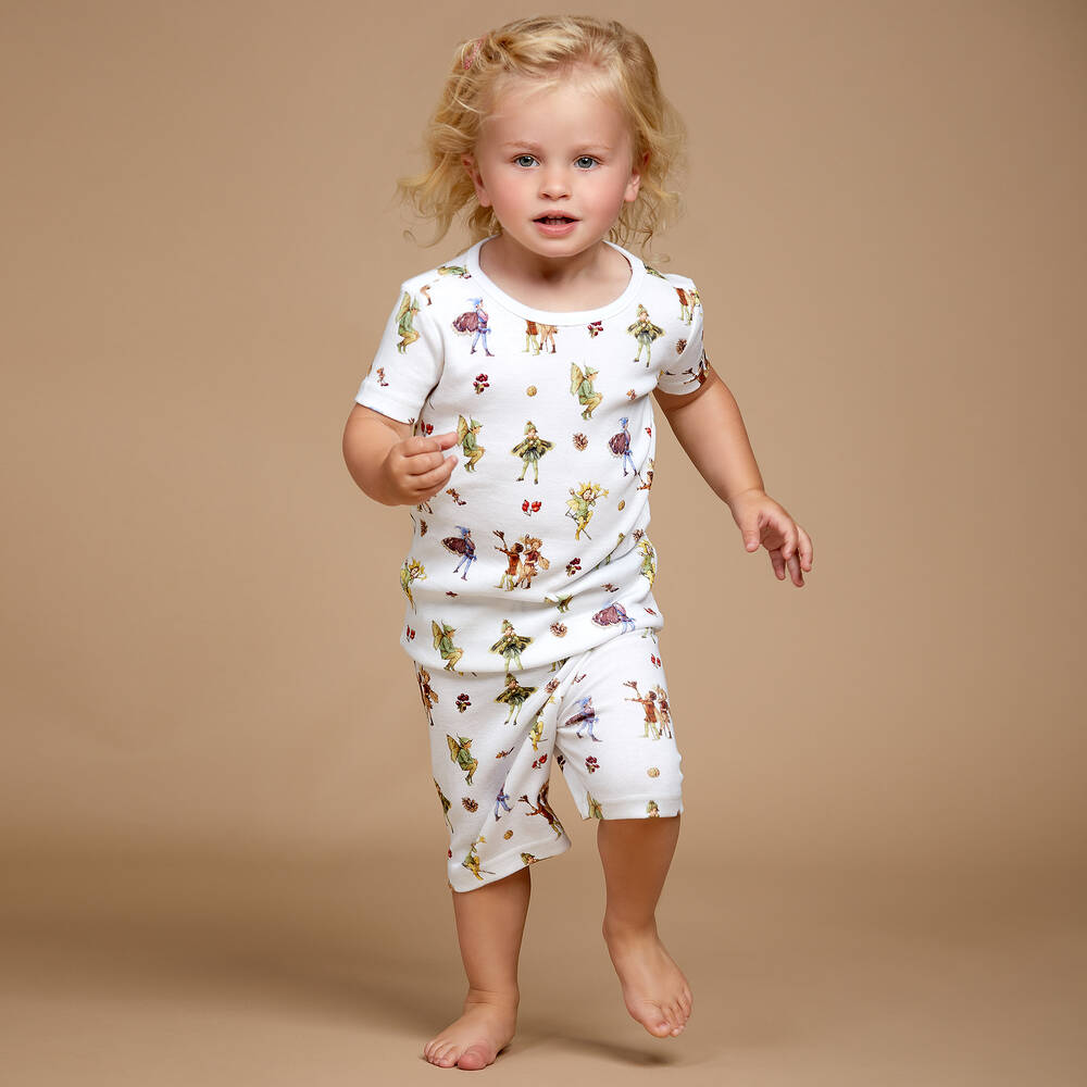 Flower Fairies™ by Childrensalon-Короткая пижама из хлопка | Childrensalon Outlet