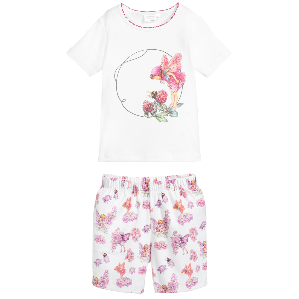 Flower Fairies™ by Childrensalon-Girls Cotton Short Pyjamas | Childrensalon Outlet
