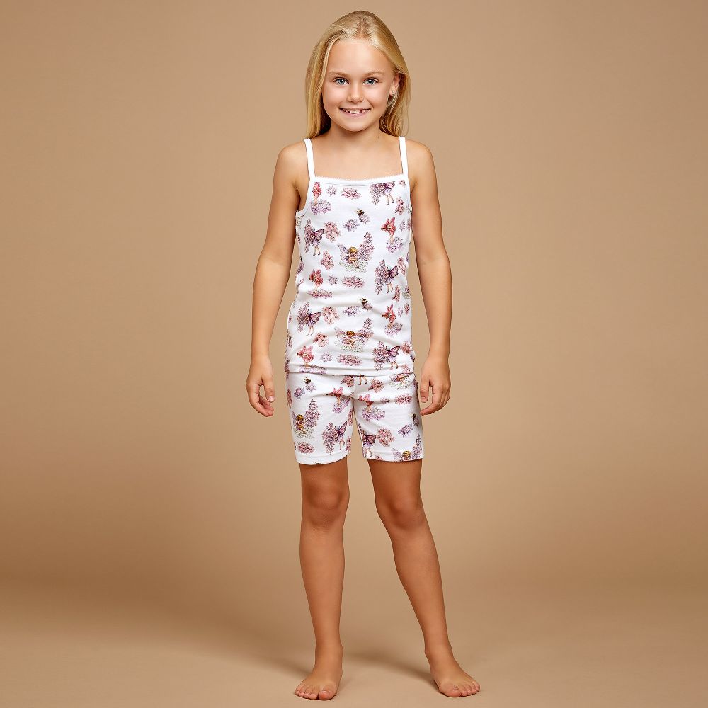 Flower Fairies by Childrensalon Girls Cotton Short Pyjamas
