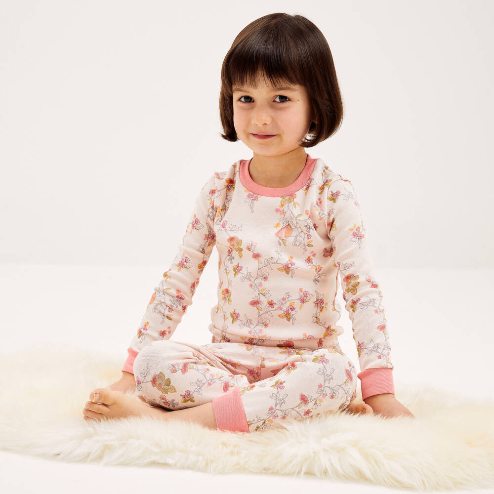 Flower Fairies™ by Childrensalon-Розовая пижама из хлопка для девочек | Childrensalon Outlet