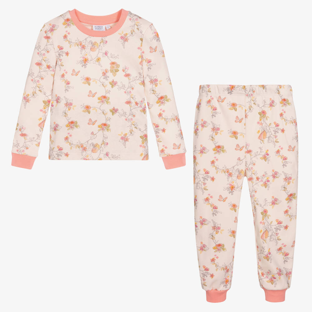 Flower Fairies™ by Childrensalon-Розовая пижама из хлопка для девочек | Childrensalon Outlet