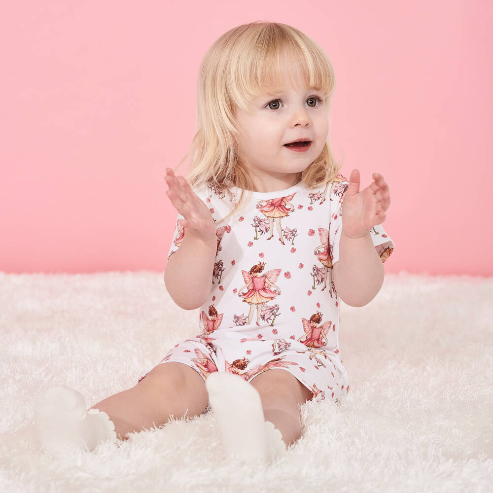 Flower Fairies™ by Childrensalon-Girls Ivory Fairy Print Shortie | Childrensalon Outlet