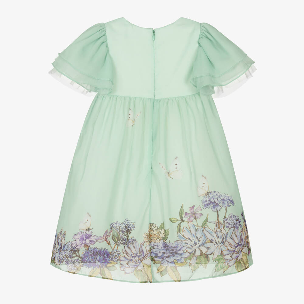 Flower Fairies™ by Childrensalon-Платье фея из мятного шифона для девочек | Childrensalon Outlet