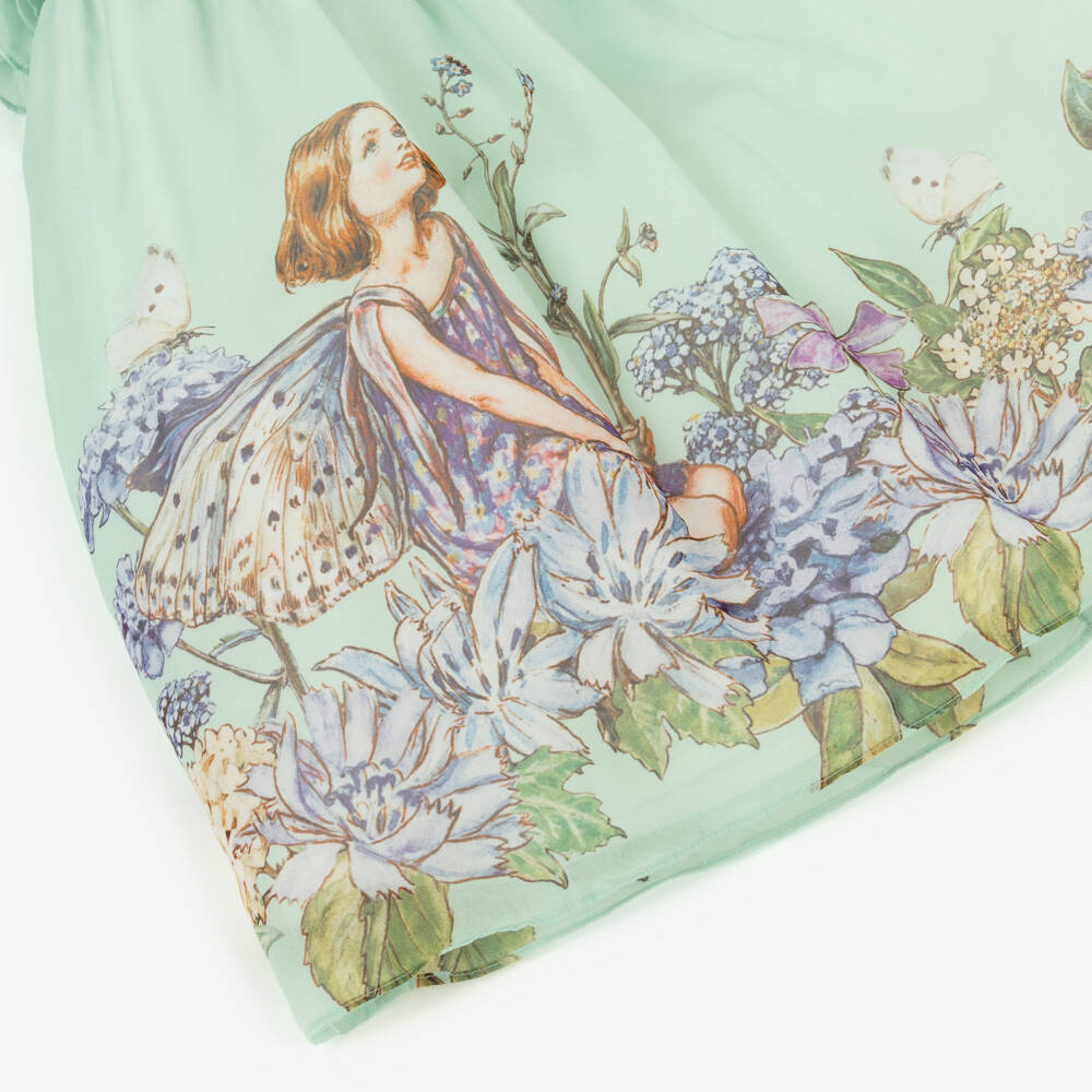 Flower Fairies™ by Childrensalon-Платье фея из мятного шифона для девочек | Childrensalon Outlet