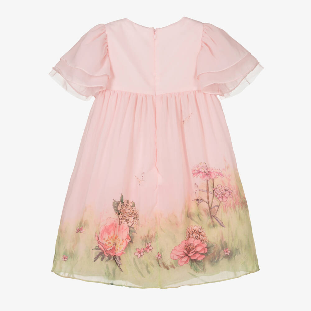 Flower Fairies™ by Childrensalon-Платье фея из розового шифона для девочек | Childrensalon Outlet