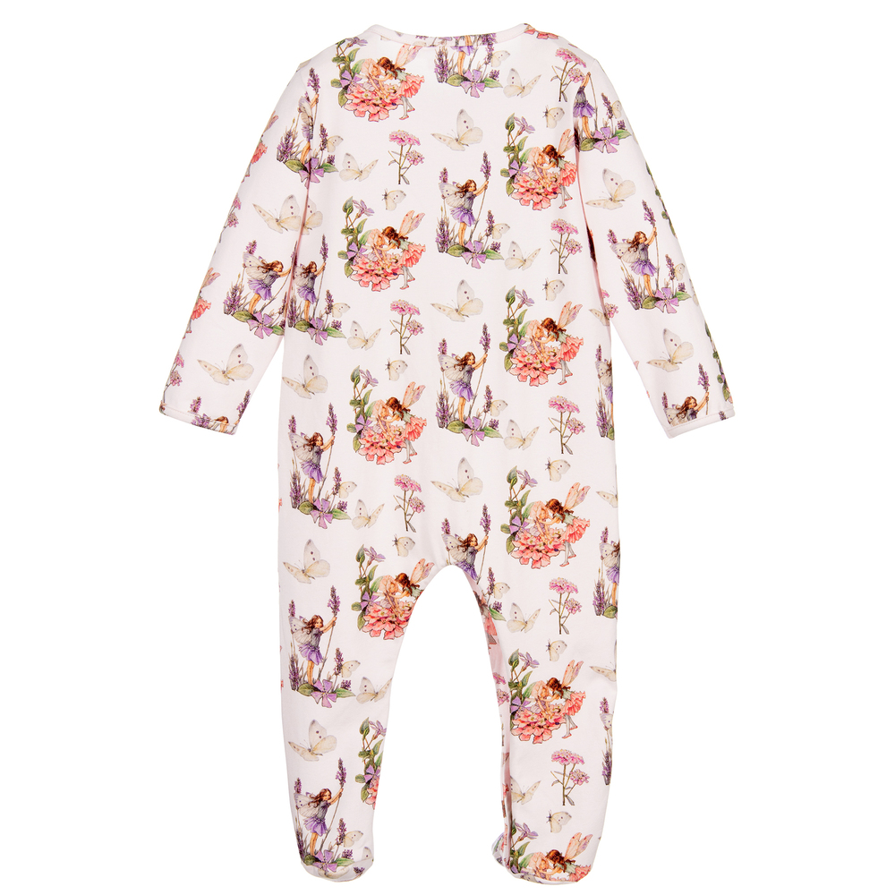 Flower Fairies™ by Childrensalon-Розовый комбинезон из хлопка для девочек | Childrensalon Outlet