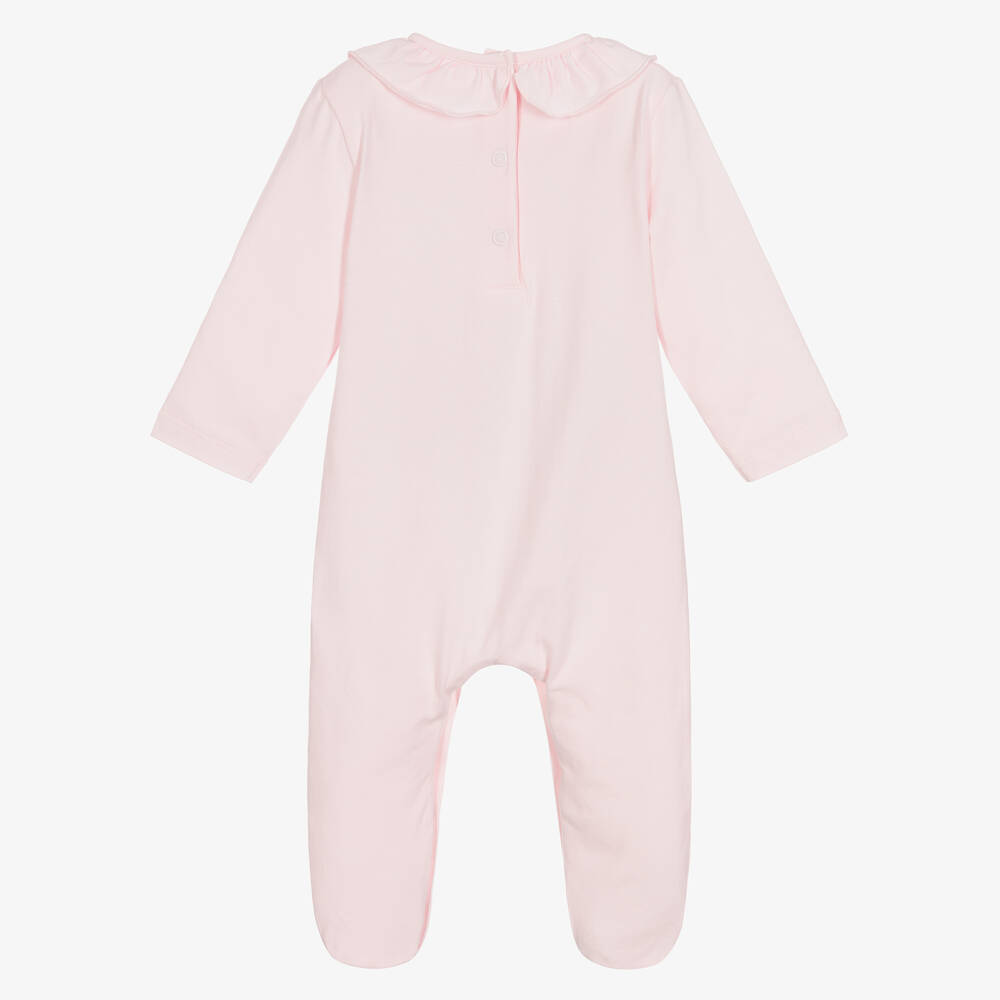 فلاور فيريز باي تشلدرن صالون-أفرول بيبي غرو قطن جيرسي لون زهري للمولودات | Childrensalon Outlet