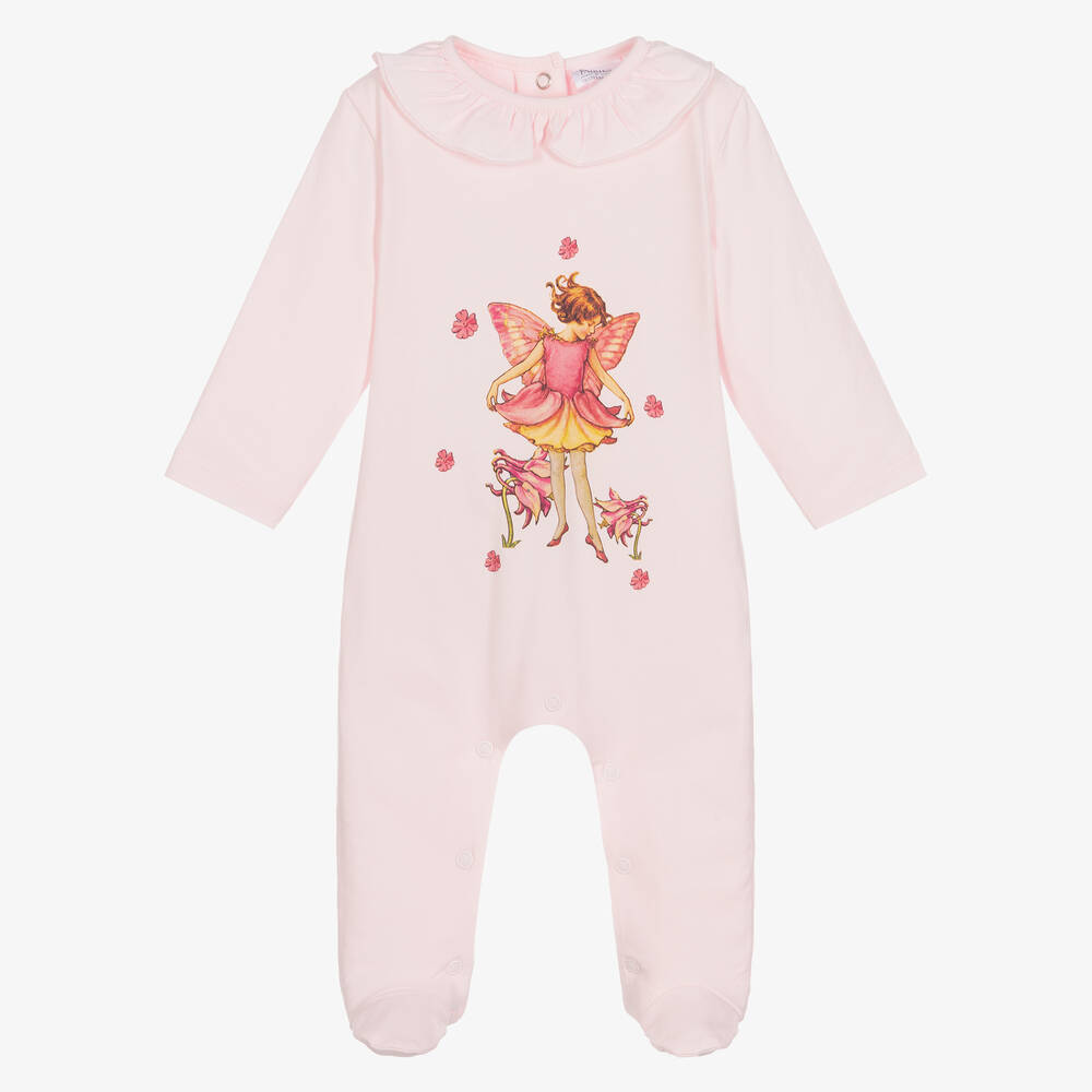 Flower Fairies™ by Childrensalon-أفرول بيبي غرو قطن جيرسي لون زهري للمولودات | Childrensalon Outlet