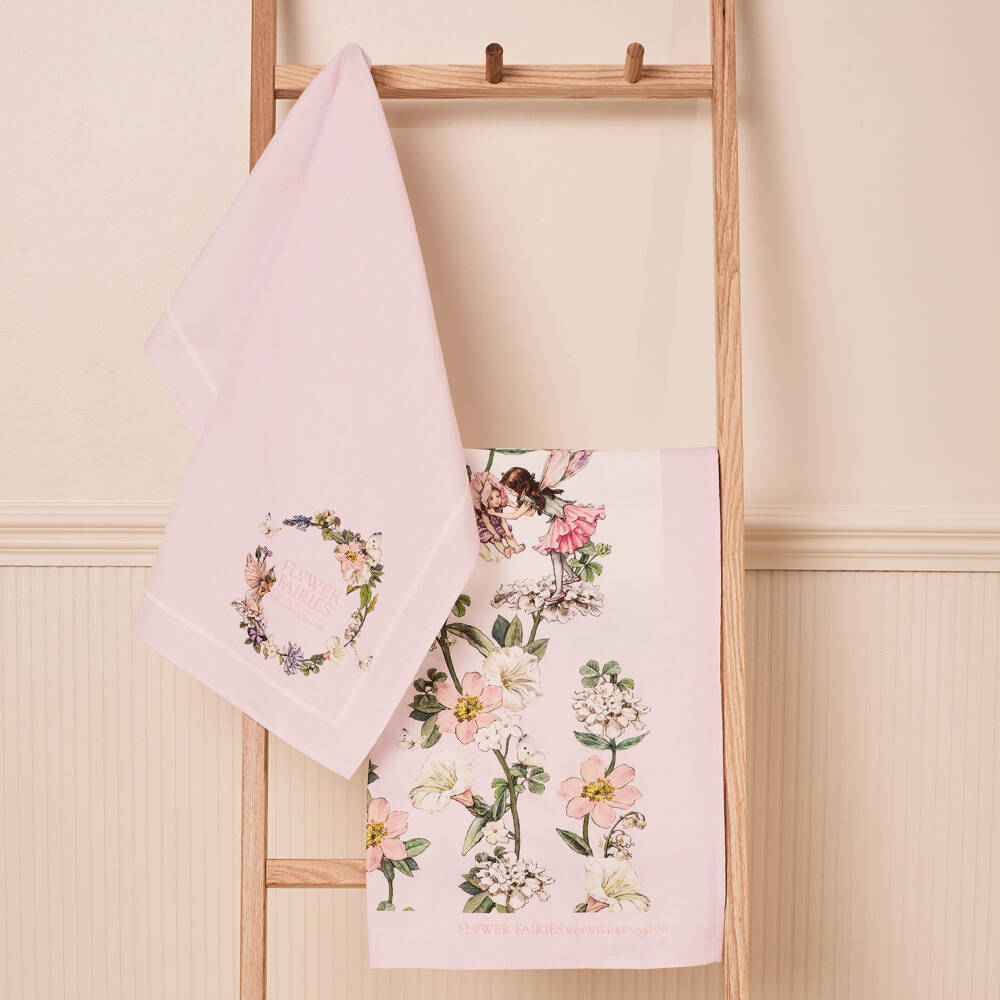 Flower Fairies™ by Childrensalon-Girls Pink Cotton Muslin Set | Childrensalon Outlet