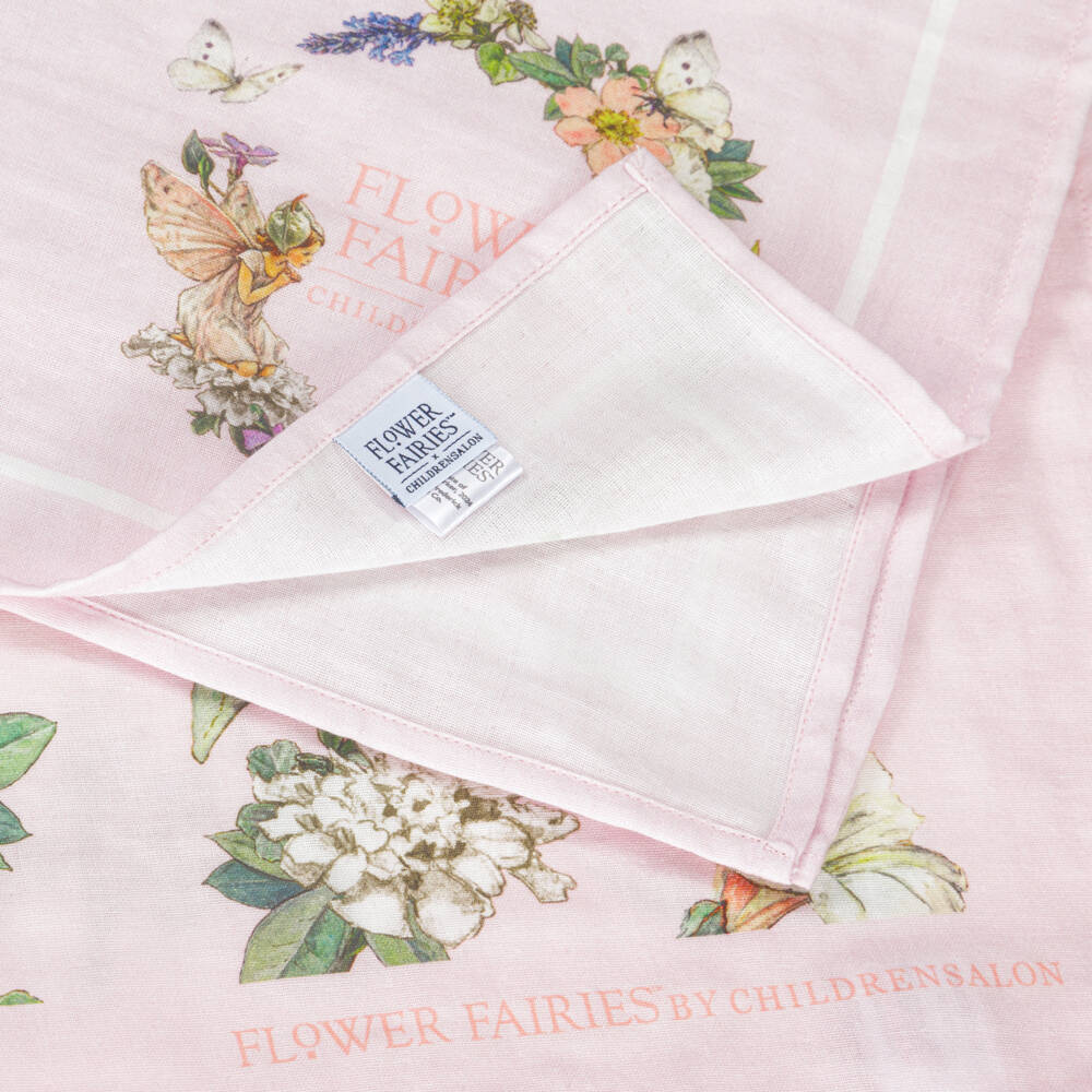 Flower Fairies™ by Childrensalon-Girls Pink Cotton Muslin Set | Childrensalon Outlet