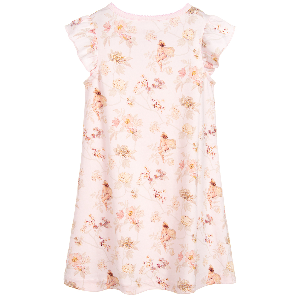 فلاور فيريز باي تشلدرن صالون-قميص نوم قطن لون زهري للبنات | Childrensalon Outlet