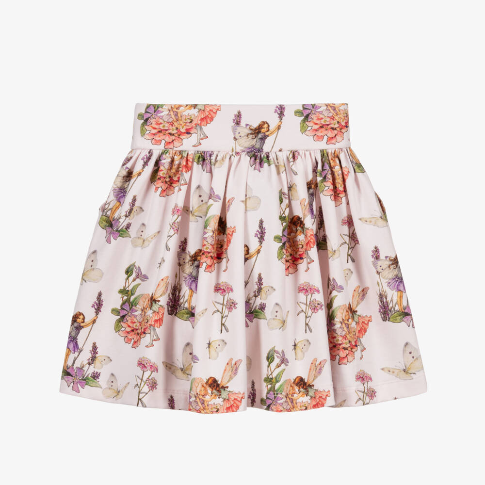 Flower Fairies™ by Childrensalon-Girls Pink Cotton Skirt | Childrensalon Outlet