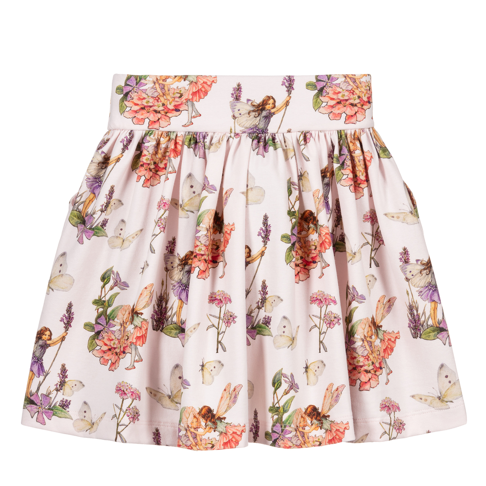 Flower Fairies™ by Childrensalon-Розовая юбка из хлопка для девочек | Childrensalon Outlet