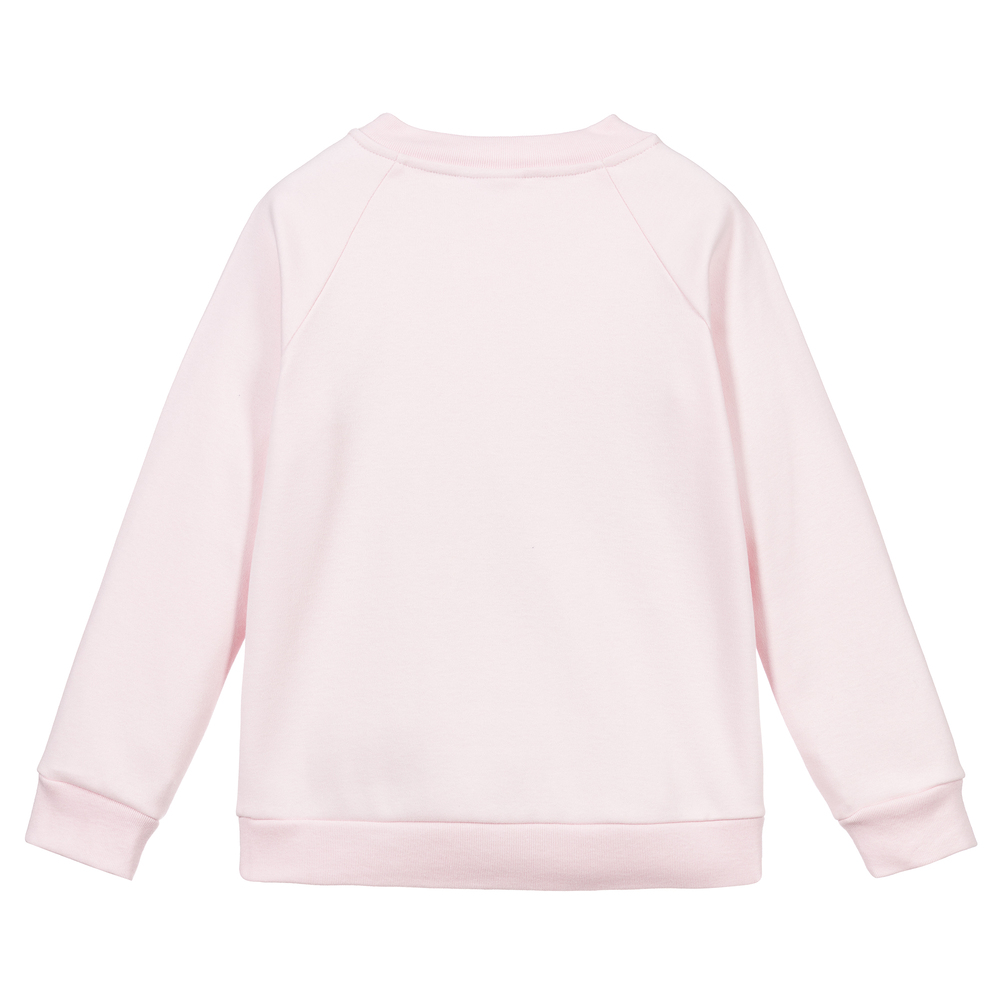 Flower Fairies™ by Childrensalon-Girls Pink Cotton Sweatshirt | Childrensalon Outlet
