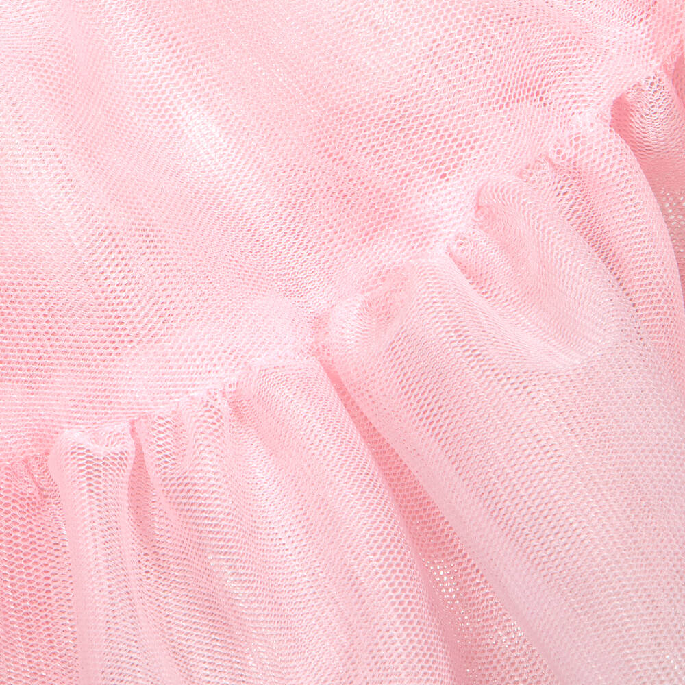 Flower Fairies™ by Childrensalon-Girls Pink Cotton & Tulle Dress | Childrensalon Outlet