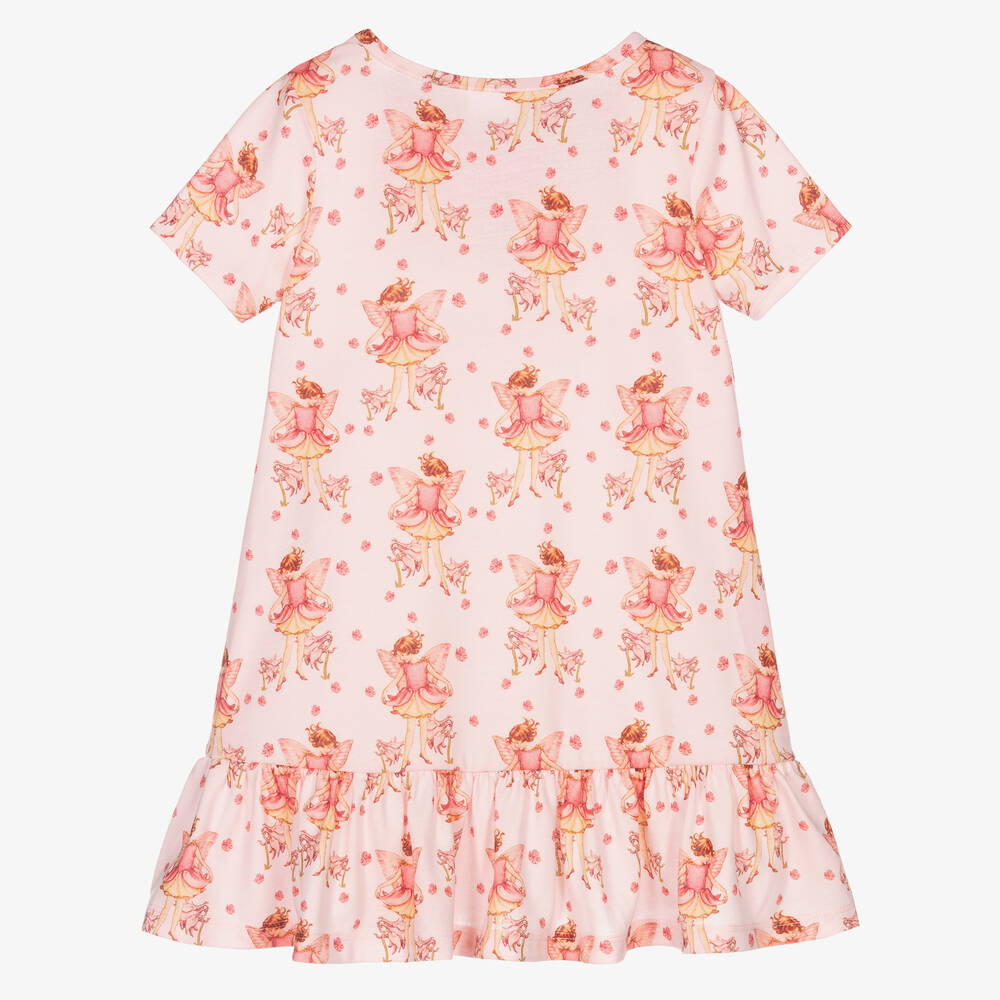 Flower Fairies™ by Childrensalon-Girls Pink Jersey Nightdress | Childrensalon Outlet