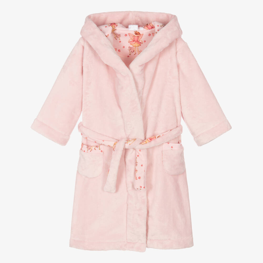 Flower Fairies™ by Childrensalon-Girls Soft Pink Fleece Robe | Childrensalon Outlet