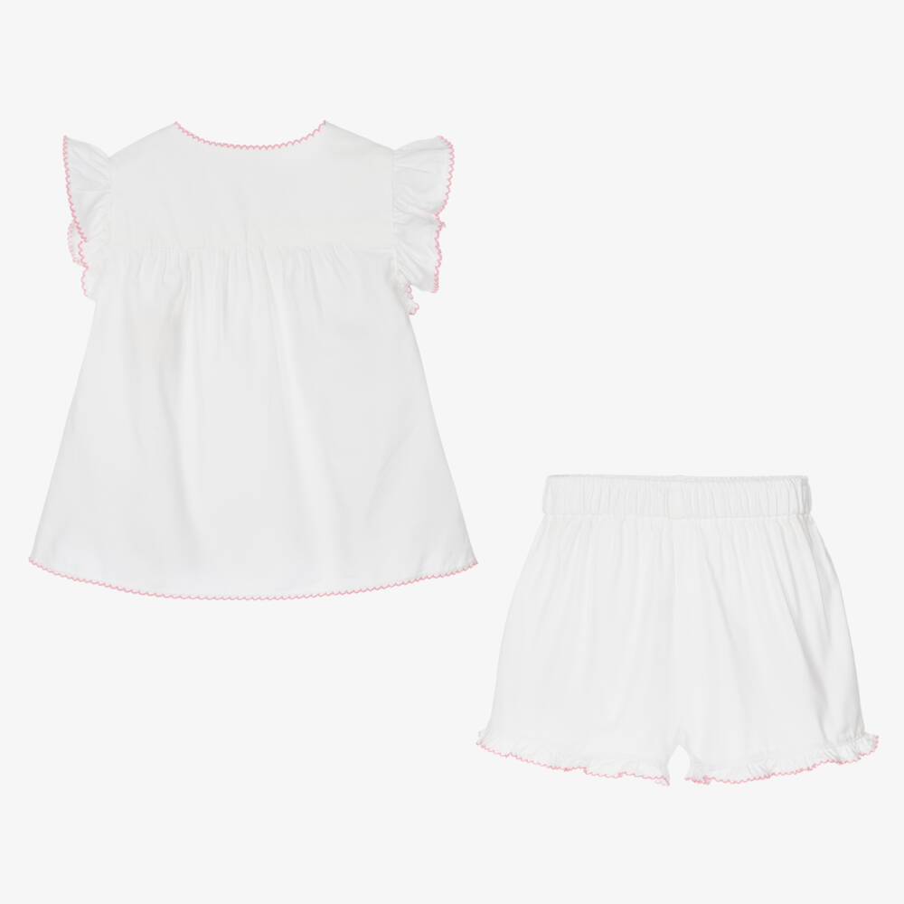 Flower Fairies™ by Childrensalon-Белая хлопковая ночная рубашка с вышивкой для девочек | Childrensalon Outlet