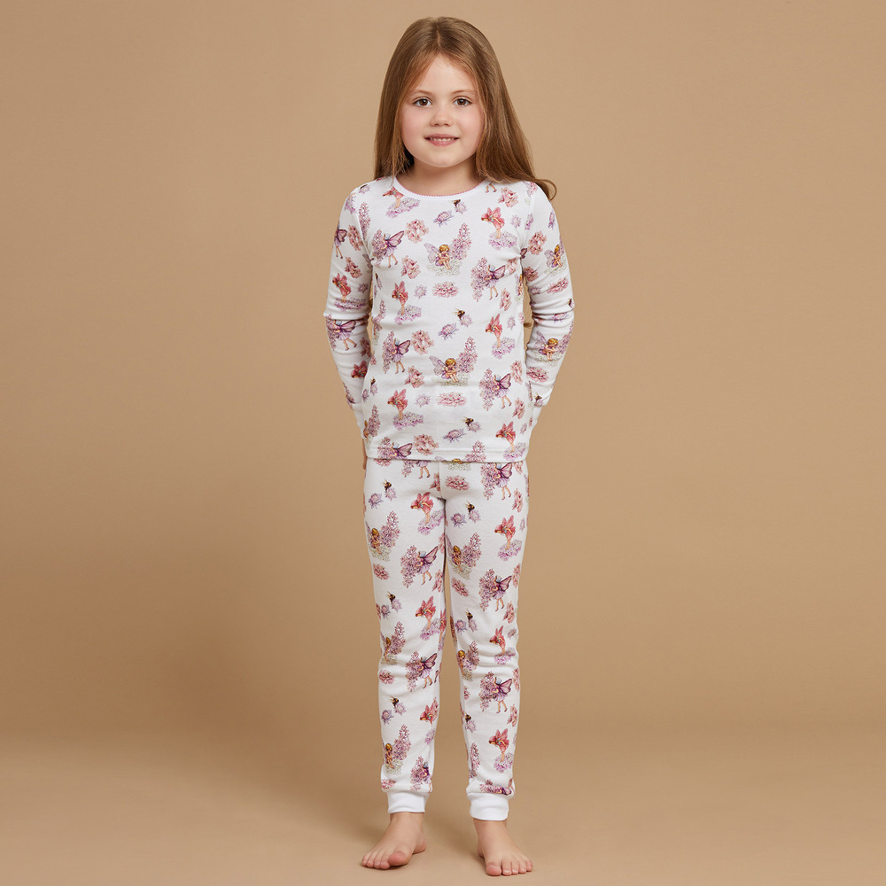 Girls deals white pajamas