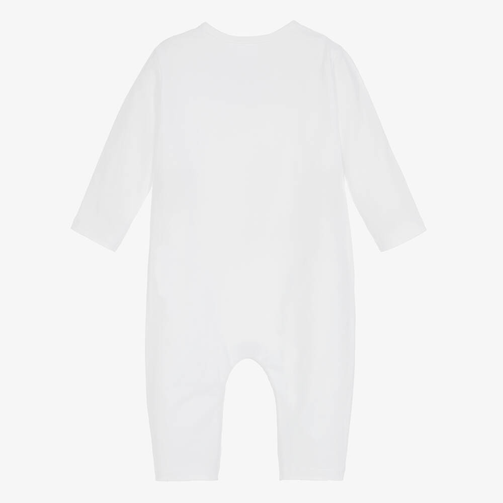 Flower Fairies™ by Childrensalon-Girls White Cotton Romper | Childrensalon Outlet