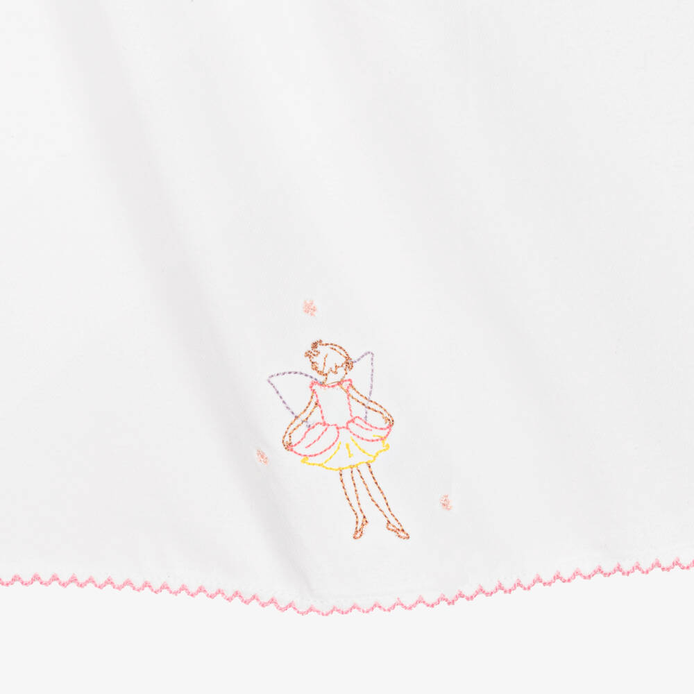 Flower Fairies™ by Childrensalon-Girls White Fairy Cotton Nightdress | Childrensalon Outlet