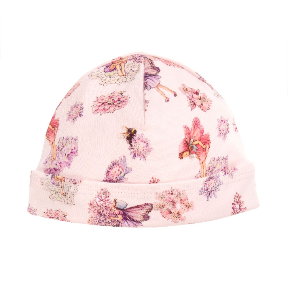 Flower Fairies™ by Childrensalon - Розовая хлопковая шапочка для малышей | Childrensalon