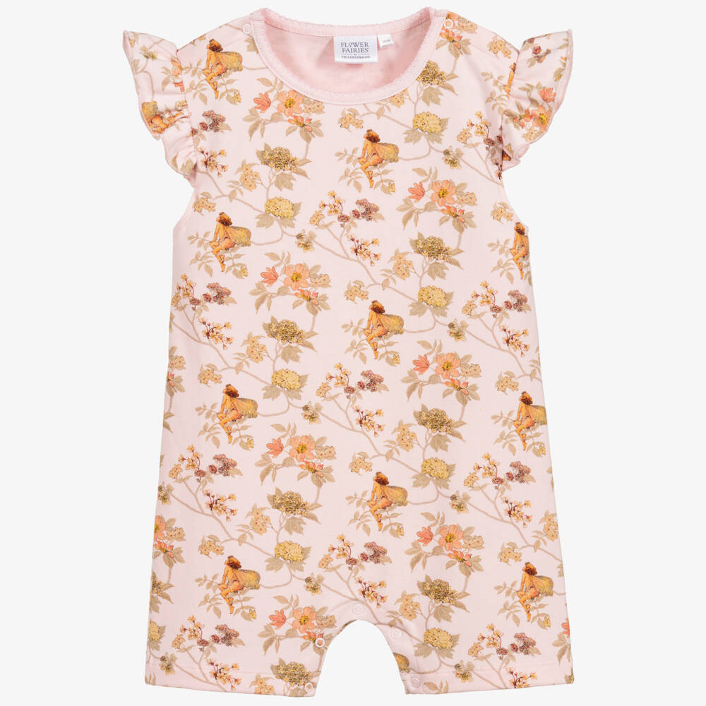 Flower Fairies™ by Childrensalon-Розовый хлопковый песочник | Childrensalon Outlet