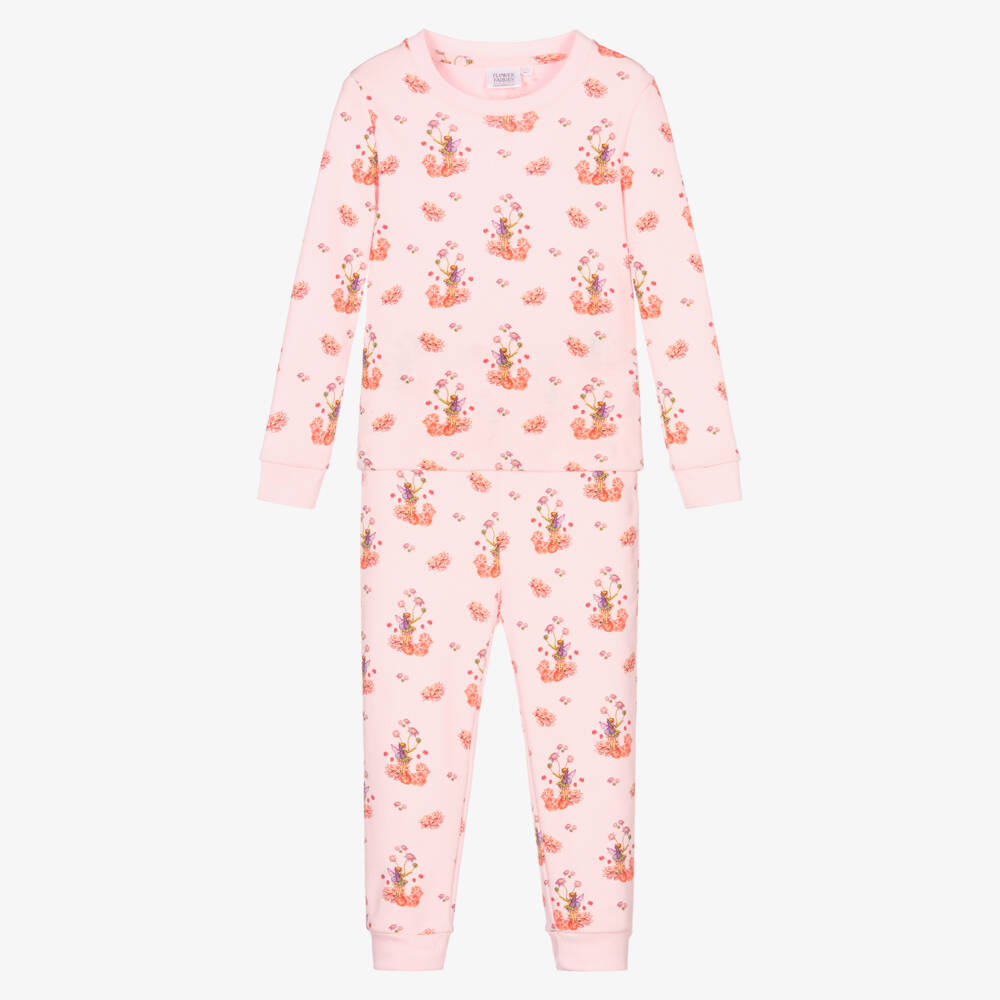 Flower Fairies™ by Childrensalon-Розовая нежная хлопковая ночная одежда для девочек | Childrensalon Outlet