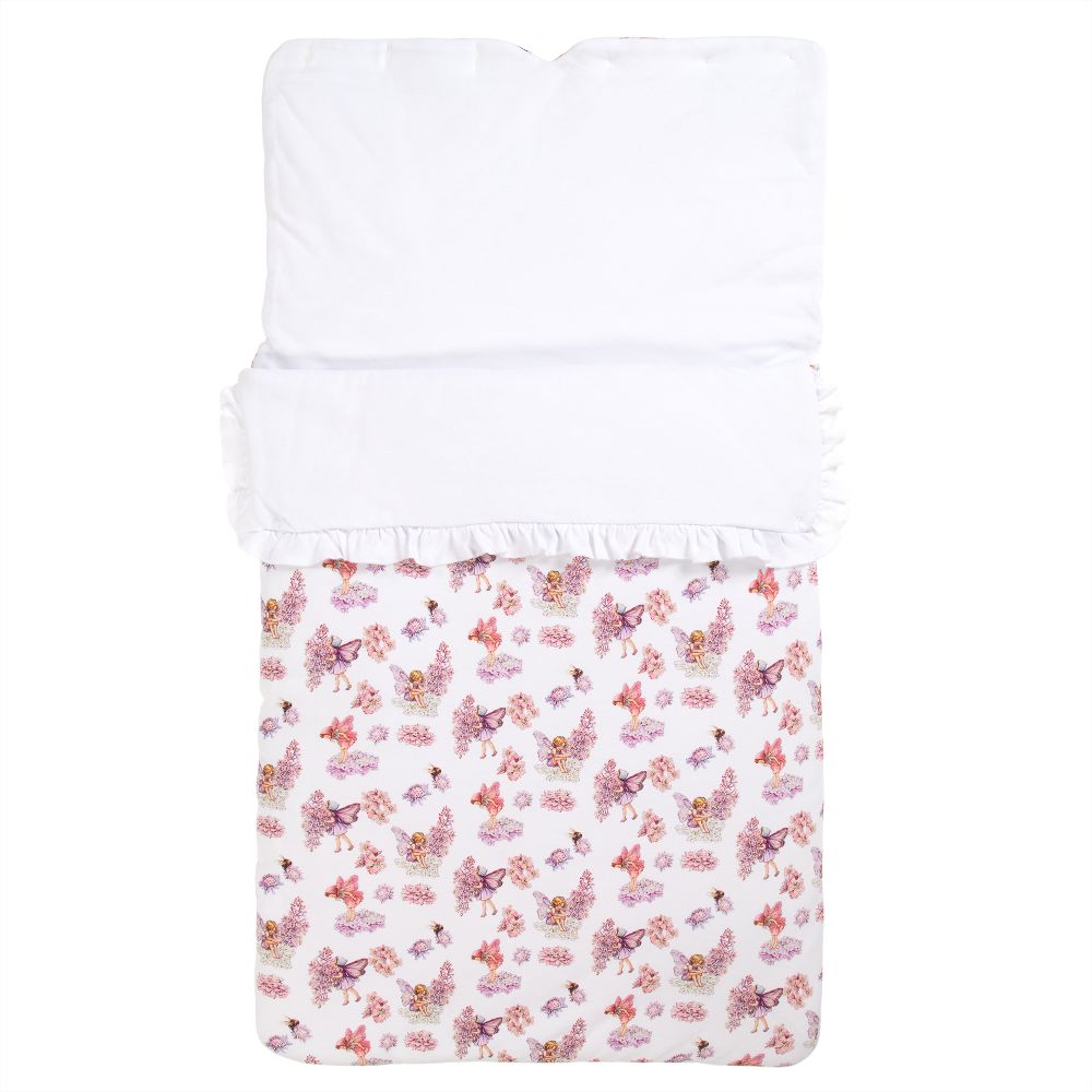 Flower Fairies™ by Childrensalon-White Cotton Baby Nest (90cm) | Childrensalon Outlet