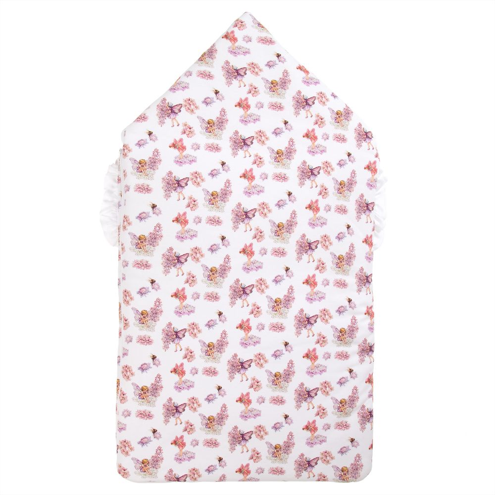 Flower Fairies™ by Childrensalon-White Cotton Baby Nest (90cm) | Childrensalon Outlet