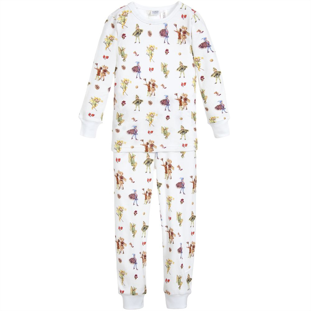 Flower Fairies™ by Childrensalon - White Cotton Pyjamas | Childrensalon