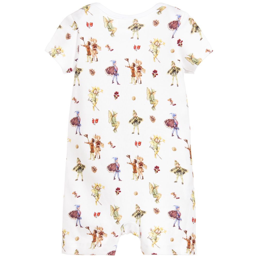 Flower Fairies™ by Childrensalon-Белый хлопковый песочник | Childrensalon Outlet