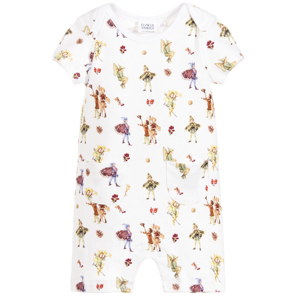 Flower Fairies™ by Childrensalon-White Cotton Shortie | Childrensalon Outlet