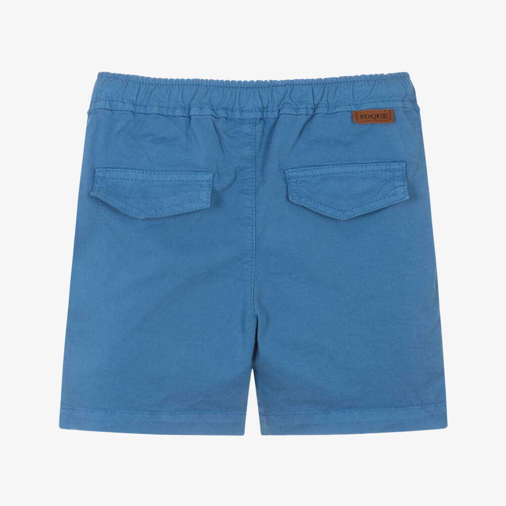 Foque-Шорты из голубого твила для мальчиков | Childrensalon Outlet