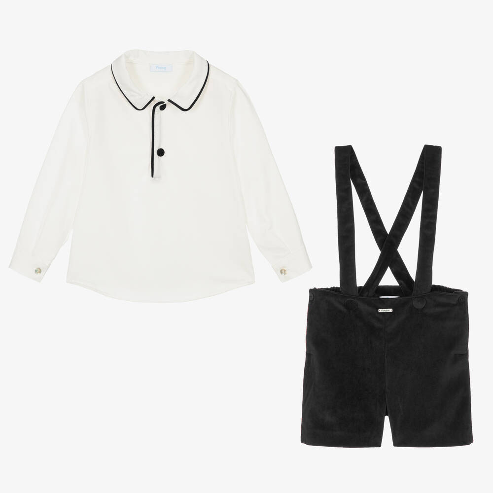 White velvet shorts on sale