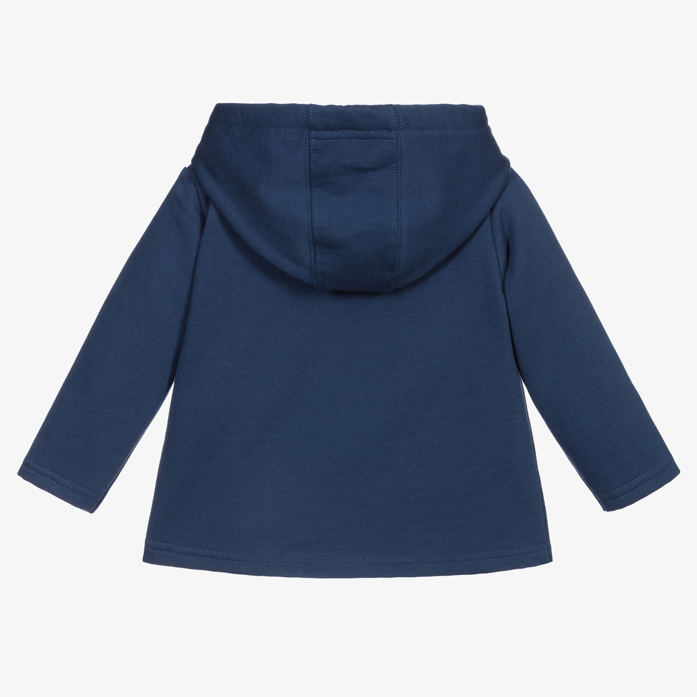 Foque-توب هودي قطن جيرسي لون أزرق للأولاد | Childrensalon Outlet