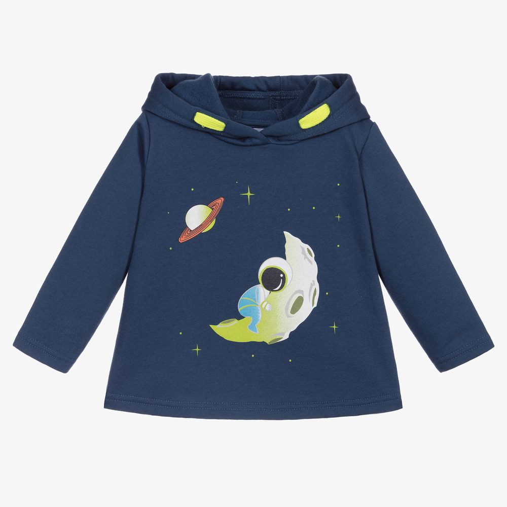 Foque - Boys Blue Astronaut Hoodie | Childrensalon