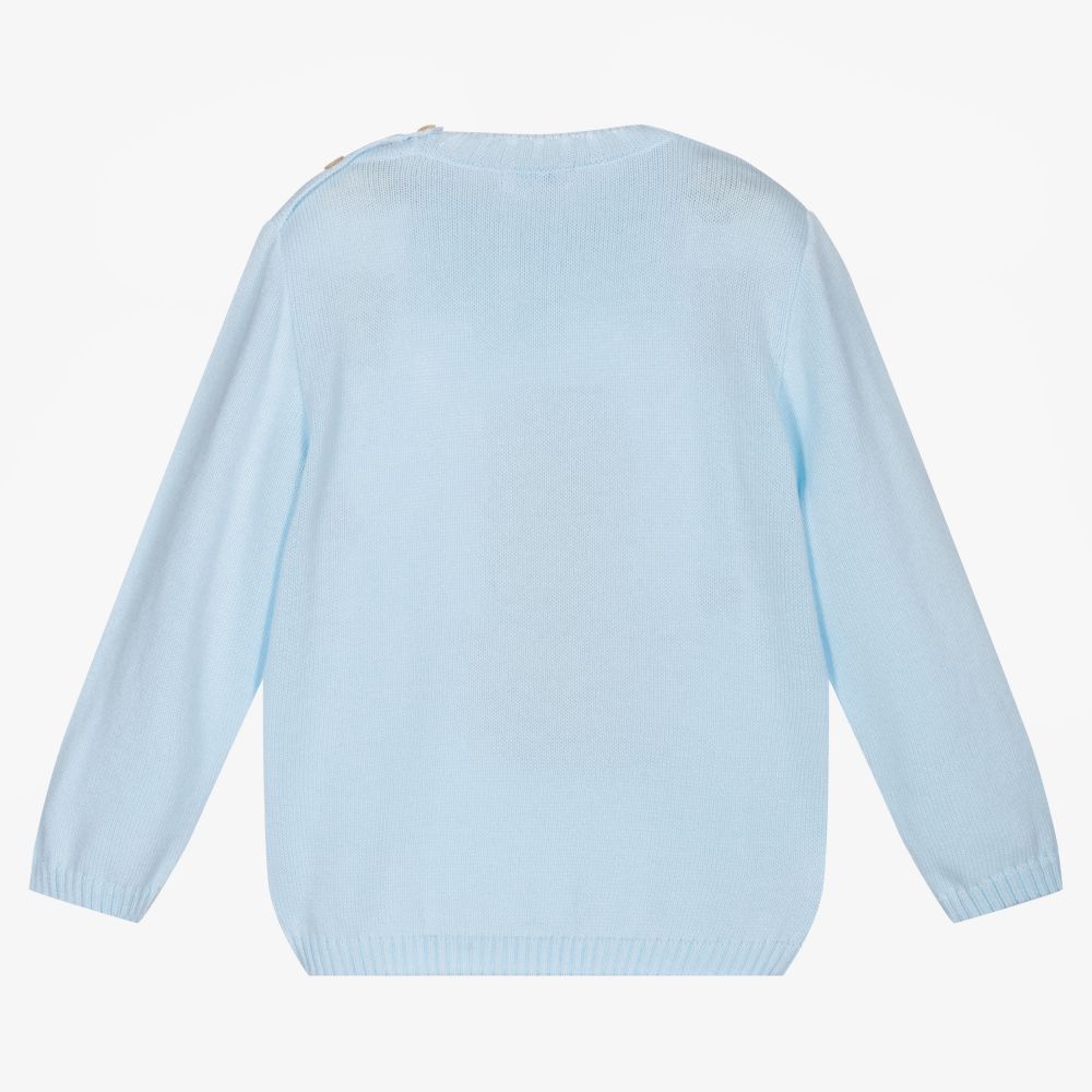 Boys light top blue sweater